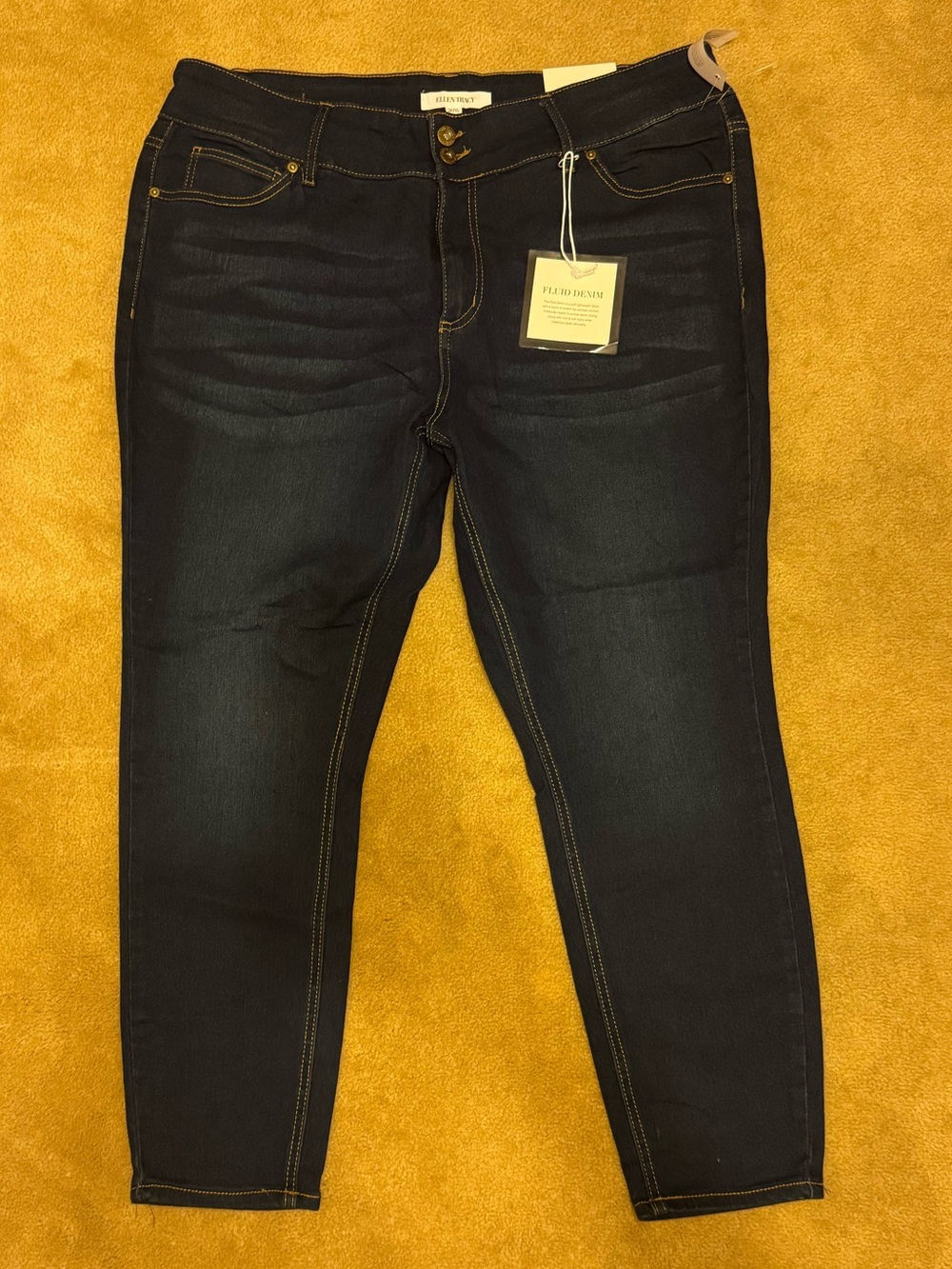 Ellen Tracy Dark Blue Stretch jeggings